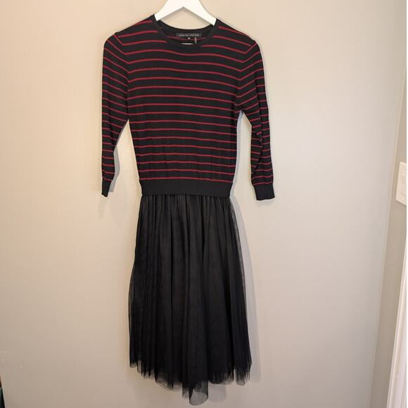 English Factory Dress TwoInOne Thule Skirt Ballet Goth Wednesday Adams - Size M - Picture 1 of 6